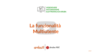 Pannello Fatturazione Elettronica: La funzionalità Multiutente