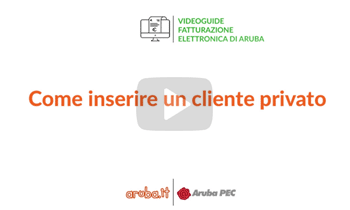 Come inserire un cliente privato