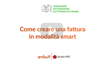 Come creare una fattura - modalità smart