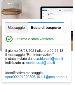 Visualizzazione messaggi e buste di trasporto