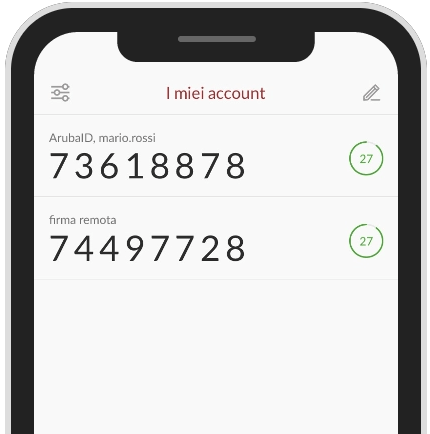 App Aruba OTP