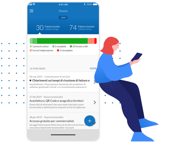 Gestisci anche in mobilità con l'app