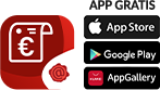 App gratis disponibile su App Store, Google Play e AppGallery