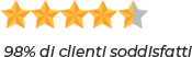 98% di cienti soddisfatti